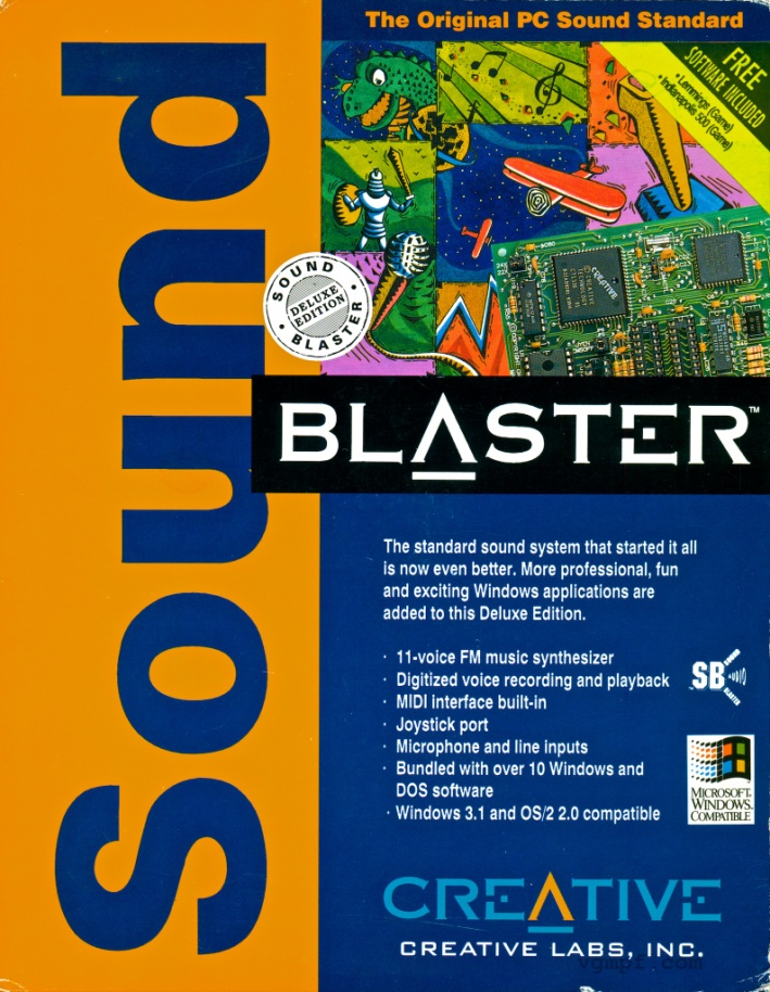 Sound Blaster от Creative – первая звуковая карта для вывода звука из компьютера
