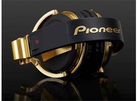 Профессиональные DJ-наушники PIONEER HDJ-1500-N в новом золотом стиле