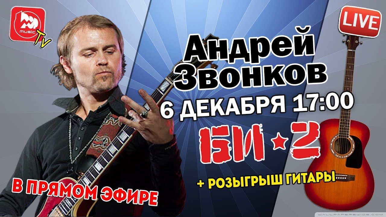 Pop-Music [Live]: Гитарист Андрей Звонков (группа БИ-2)