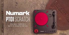 NUMARK PT01 SCRATCH - портативный виниловый DJ-проигрыватель