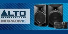 Компактный и недорогой комплект звукоусиления ALTO MIXPACK 10