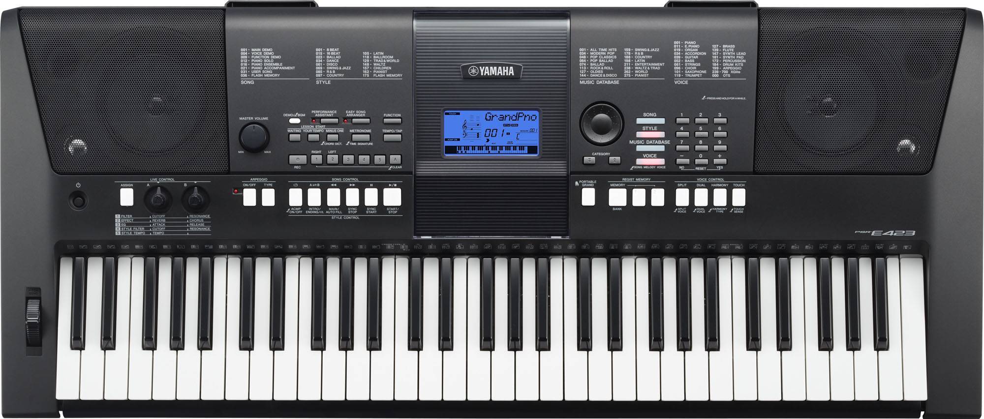 СИНТЕЗАТОР YAMAHA PSR-E423