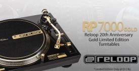 RELOOP RP-7000 GLD – юбилейная модель диджейского проигрывателя винила