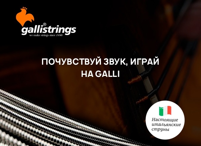 Поступление струн GALLI (Италия)