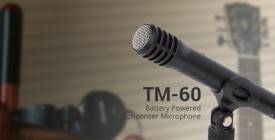 Новый конденсаторный микрофон с малой мембраной TASCAM TM-60