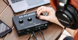 Бюджетный двухканальный аудиоинтерфейс M-AUDIO M-TRACK DUO