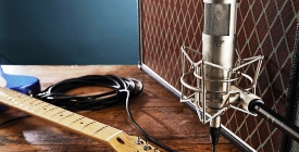 Запись электрогитары с помощью микрофона
