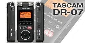 Компания Tascam представила новый портативный рекордер DR-07