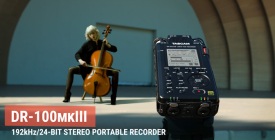 Усовершенствованный портативный аудиорекордер TASCAM DR-100MKIII
