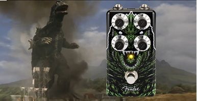 Godzilla Distortion — новая педаль от FENDER
