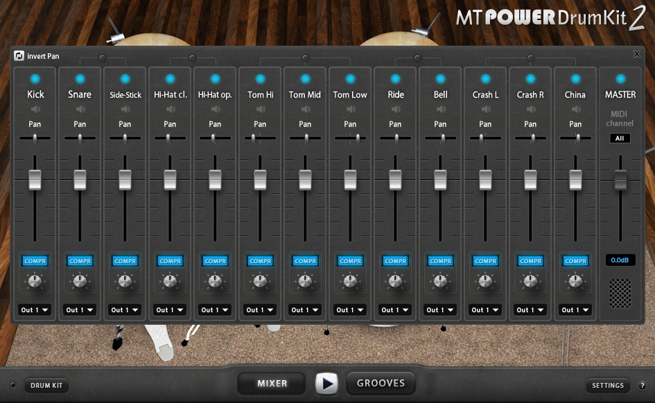 mixer MT Power Drum Kit 2 Sampler