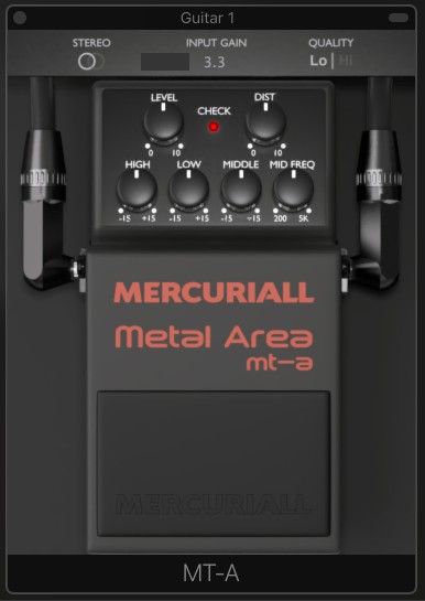 Mercuriall Metal Area MT-A