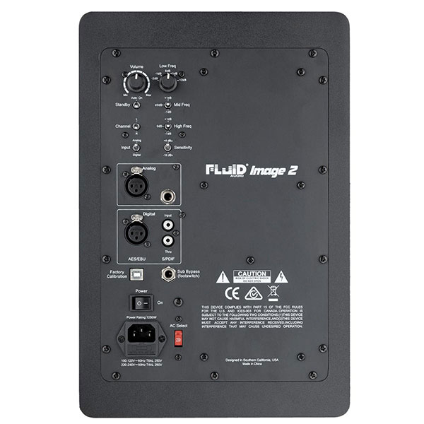 Задняя панель Fluid Audio Image 2