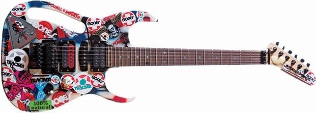 Bones - та самая гитара, предшестенница Ibanez JEM
