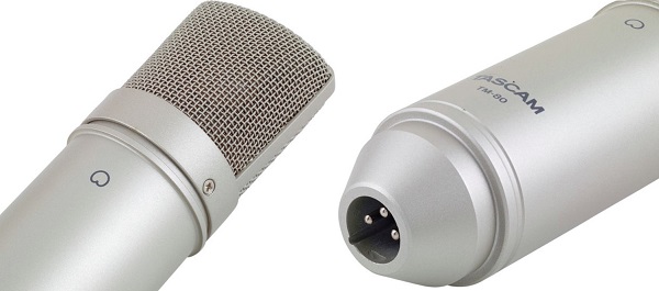Металлический корпус и XLR-разъем микрофона TASCAM TM-80