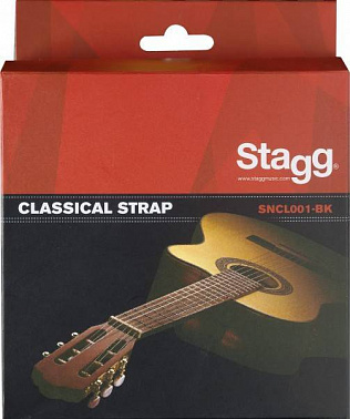 РЕМЕНЬ для укулеле или классики STAGG SNCL001-BK