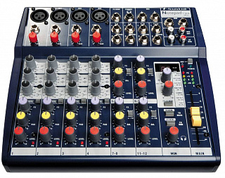 МИКШЕРНЫЙ ПУЛЬТ SOUNDCRAFT NOTEPAD124FX