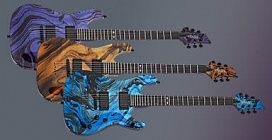 Новые гитары Schecter с аквапринтом Hydro Dip Special Edition