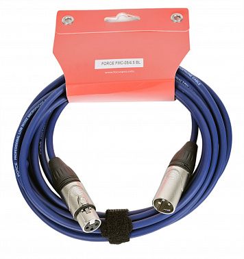 МИКРОФОННЫЙ КАБЕЛЬ FORCE FMC-05/4,5 BL