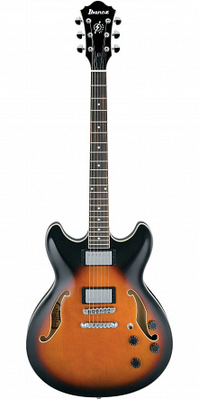 ПОЛУАКУСТИЧЕСКАЯ ГИТАРА IBANEZ AS73 BROWN SUNBURST