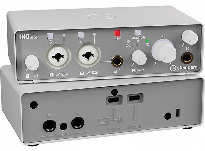 USB аудио интерфейс Steinberg IXO22 White