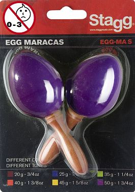 Маракасы STAGG EGG-MA S/PP