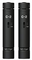 Подобранная пара микрофонов BEHRINGER C-2 DARK EDITION