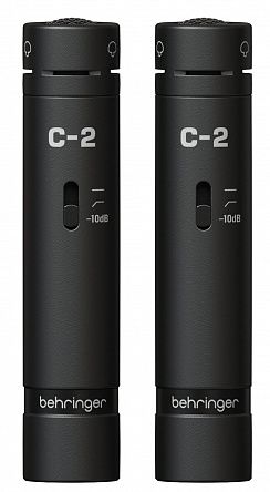 Подобранная пара микрофонов BEHRINGER C-2 DARK EDITION