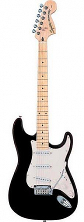 ЭЛЕКТРОГИТАРА FENDER SQUIER STANDARD STRAT MN BLACK METALLIC