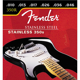 СТРУНЫ FENDER STAINLESS 350 STAINLESS STEEL BALL END 350 R