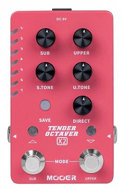 Педаль эффектов Mooer M730 Tender Octaver X2