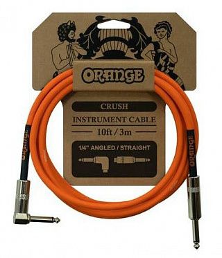 Инструментальный кабель Orange Crush 10ft Angled