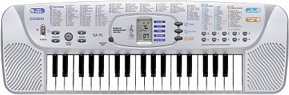 СИНТЕЗАТОР ДЕТСКИЙ CASIO SA-75
