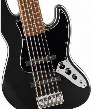Бас-гитара FENDER SQUIER Affinity Jazz Bass VI LRL Black Metallic