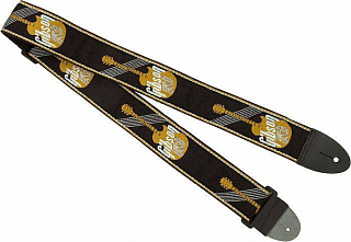РЕМЕНЬ GIBSON ASGG-900 WOVEN STYLE 2' STRAP W/GIBSON LOGO - GOLD