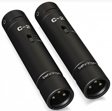 Подобранная пара микрофонов BEHRINGER C-2 DARK EDITION