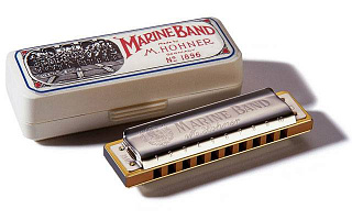 ГУБНАЯ ГАРМОШКА HOHNER MARINE BAND 1896/20 G HIGH
