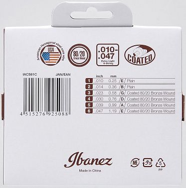 Струны IBANEZ IACS61C
