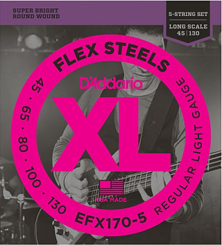 СТРУНЫ D'ADDARIO EFX170-5