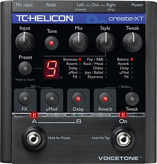 ВОКАЛЬНЫЙ ЭФФЕКТ TC HELICON Create XT