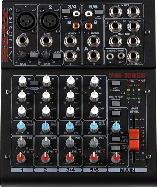 МИКШЕРНЫЙ ПУЛЬТ NADY MM-15USB