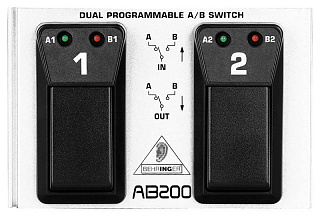 КОНТРОЛЛЕР BEHRINGER AB 200 DUAL A/B SWITCH 