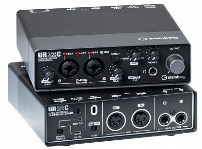 Комплект для звукозаписи STEINBERG UR22C Recording Pack