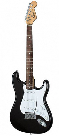 ЭЛЕКТРОГИТАРА FENDER SQUIER STANDARD STRATOCASTER RW BLACK METALLIC
