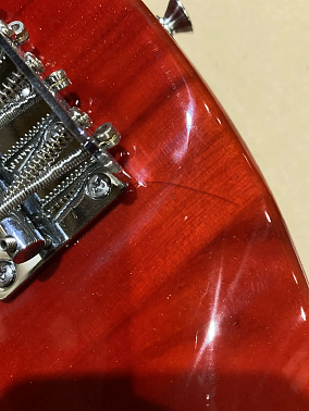 Бас-гитара STAGG SBJ-30 STF RED (Трещины по лаку)