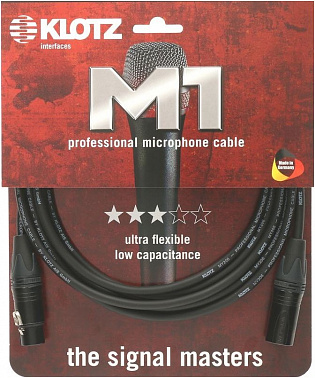 Микрофонный кабель KLOTZ M1FM1N0100 M1