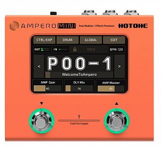 Гитарный процессор Hotone Ampero Mini (Orange)