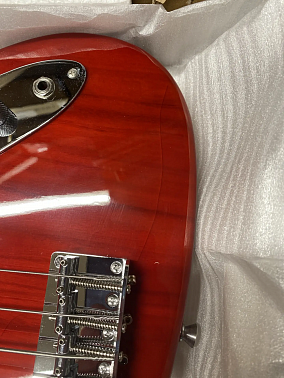 Бас-гитара STAGG SBJ-30 STF RED (Дефект лака трещины)