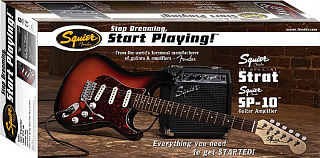 ГИТАРНЫЙ КОМПЛЕКТ FENDER SQUIER SE SPECIAL SQUIER SP-10 AMPLIFIER BLACK