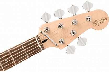 Бас-гитара FENDER SQUIER Affinity Jazz Bass VI LRL Black Metallic